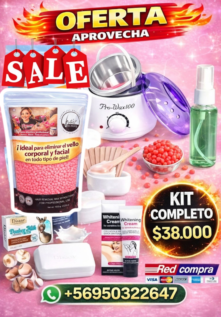 Kit olla cera y aclarantes