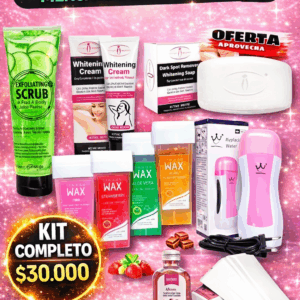 Kit roll on blanqueador y exfoliante