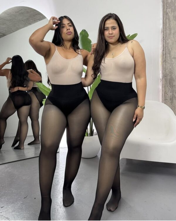 Panty efecto piel con calzon faja - Imagen 5