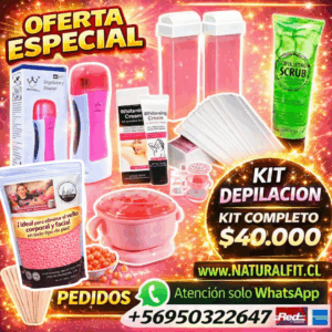 Kit olla silicona y roll on 40