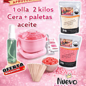 Kit fundidor de silicona+ cera 2 kilos