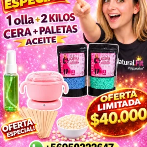 Kit fundidor de silicona+ cera 2 kilos