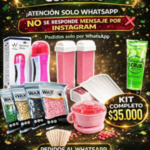 Kit bomba roll on cera elástica