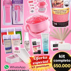 Kit premium roll on y cera elástica