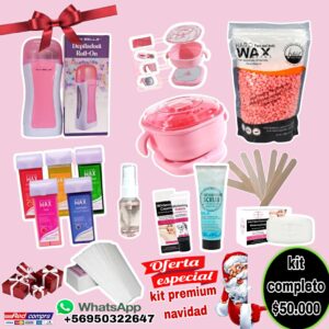 Kit premium roll on y cera elástica