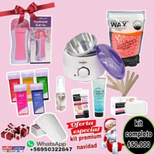 Kit premium roll on y cera elástica