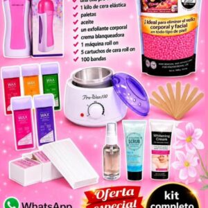 Kit premium roll on y cera elástica