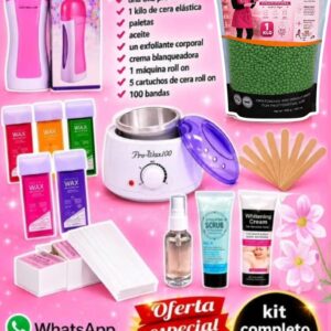 Kit premium roll on y cera elástica